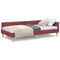 vidaXL Corner Bed Frame Other with Headboard Wine red 80 x 200 cm