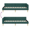 vidaXL Corner Bed Frame Other with Headboard Dark green 90 x 190 cm