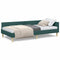 vidaXL Corner Bed Frame Other with Headboard Dark green 90 x 190 cm