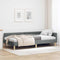 vidaXL Corner Bed Frame Other with Headboard Dark grey 90 x 200 cm