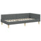 vidaXL Corner Bed Frame Other with Headboard Dark grey 90 x 200 cm