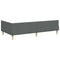 vidaXL Corner Bed Frame Other with Headboard Dark grey 90 x 200 cm