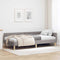 vidaXL Corner Bed Frame Taupe 90 x 200 cm Fabric and Engineered wood