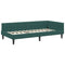 vidaXL Corner Bed Frame with Headboard Manual Dark green 80 x 200 cm