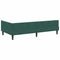 vidaXL Corner Bed Frame with Headboard Manual Dark green 80 x 200 cm