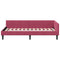 vidaXL Corner Bed Frame with Headboard Manual Wine red 80 x 200 cm