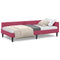 vidaXL Corner Bed Frame with Headboard Manual Wine red 80 x 200 cm