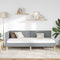 vidaXL Corner Bed Frame Other with Headboard Light grey 100 x 200 cm
