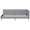 vidaXL Corner Bed Frame Other with Headboard Light grey 100 x 200 cm