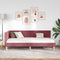 vidaXL Corner Bed Frame Other with Headboard Wine red 100 x 200 cm