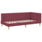 vidaXL Corner Bed Frame Other with Headboard Wine red 100 x 200 cm