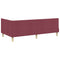 vidaXL Corner Bed Frame Other with Headboard Wine red 100 x 200 cm