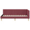 vidaXL Corner Bed Frame Other with Headboard Wine red 100 x 200 cm