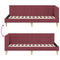 vidaXL Corner Bed Frame Other with Headboard Wine red 100 x 200 cm
