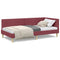 vidaXL Corner Bed Frame Other with Headboard Wine red 100 x 200 cm
