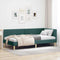 vidaXL Corner Bed Frame Other with Headboard Dark green 100 x 200 cm