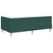 vidaXL Corner Bed Frame Other with Headboard Dark green 100 x 200 cm