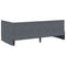 vidaXL Corner Bed Frame with Headboard Dark grey 90 x 190 cm Velvet