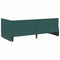 vidaXL Corner Bed Frame with Headboard Dark green 90 x 190 cm Velvet