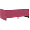 vidaXL Corner Bed Frame with Headboard Wine red 90 x 190 cm Velvet