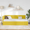 vidaXL Corner Bed Frame with Headboard Yellow 90 x 200 cm Velvet