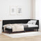 vidaXL Corner Bed Frame with Headboard Black 90 x 190 cm Velvet