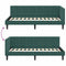 vidaXL Corner Bed Frame with Headboard Dark green 90 x 200 cm Velvet