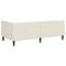 vidaXL Corner Bed Frame with Headboard Cream 90 x 200 cm Velvet