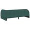 vidaXL Corner Bed Frame with Headboard Dark green 80 x 200 cm Velvet