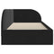vidaXL Corner Bed Frame with Headboard Black 80 x 200 cm Velvet