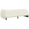 vidaXL Corner Bed Frame with Headboard Cream 90 x 200 cm Velvet