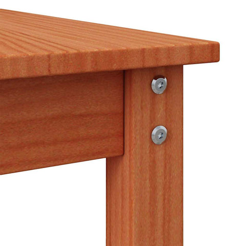 vidaXL Coffee Table Wax brown 50 x 50 x 45 cm Solid pine wood