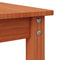 vidaXL Coffee Table Wax brown 50 x 50 x 45 cm Solid pine wood