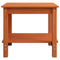 vidaXL Coffee Table Wax brown 50 x 50 x 45 cm Solid pine wood