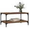 vidaXL Coffee Table Old wood 80 x 50 x 40 cm Engineered wood
