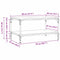 vidaXL Coffee Table Old wood 80 x 50 x 40 cm Engineered wood