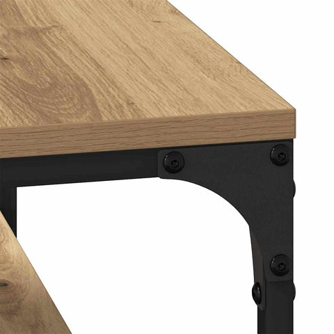 vidaXL Coffee Table Artisan oak 80 x 50 x 40 cm Engineered wood