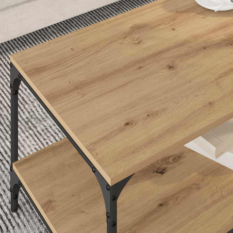 vidaXL Coffee Table Artisan oak 80 x 50 x 40 cm Engineered wood