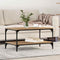 vidaXL Coffee Table Artisan oak 80 x 50 x 40 cm Engineered wood
