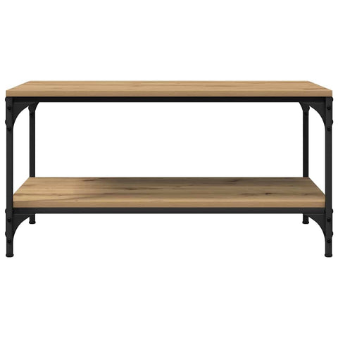 vidaXL Coffee Table Artisan oak 80 x 50 x 40 cm Engineered wood