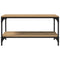 vidaXL Coffee Table Artisan oak 80 x 50 x 40 cm Engineered wood
