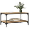 vidaXL Coffee Table Artisan oak 80 x 50 x 40 cm Engineered wood