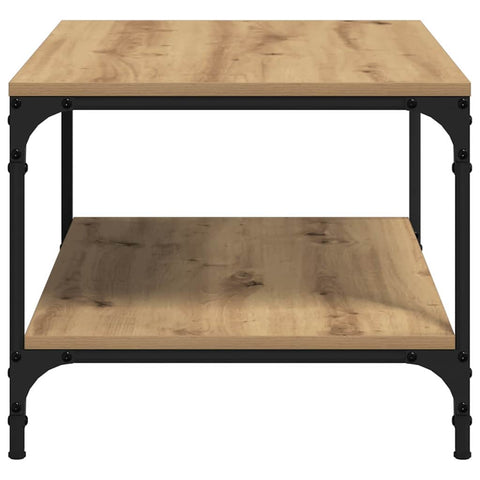 vidaXL Coffee Table Artisan oak 80 x 50 x 40 cm Engineered wood