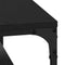 vidaXL Coffee Table Black oak 80 x 50 x 40 cm Engineered wood