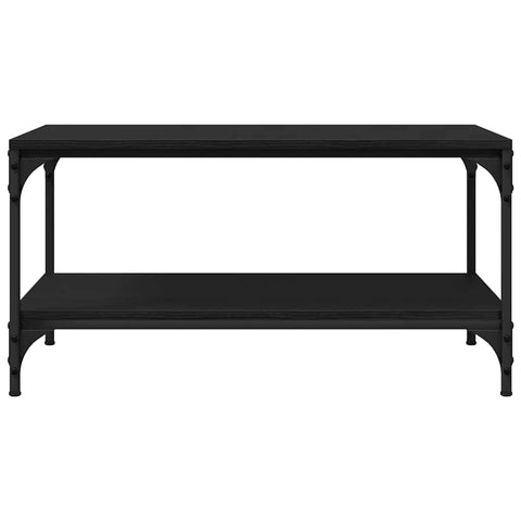 vidaXL Coffee Table Black oak 80 x 50 x 40 cm Engineered wood