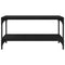 vidaXL Coffee Table Black oak 80 x 50 x 40 cm Engineered wood
