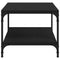 vidaXL Coffee Table Black oak 80 x 50 x 40 cm Engineered wood