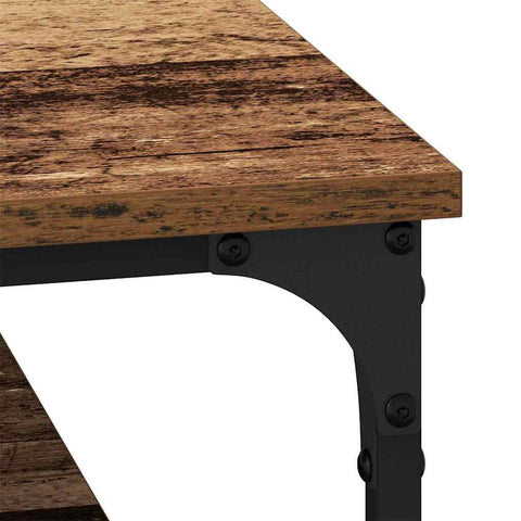 vidaXL Coffee Table Old wood 80 x 80 x 40 cm Engineered wood