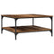 vidaXL Coffee Table Old wood 80 x 80 x 40 cm Engineered wood
