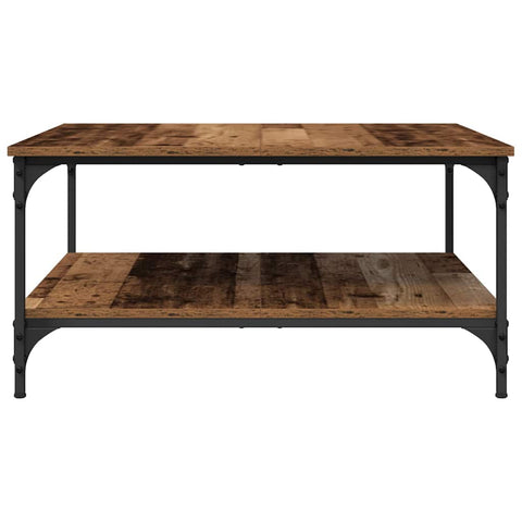 vidaXL Coffee Table Old wood 80 x 80 x 40 cm Engineered wood